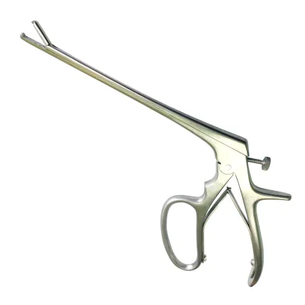Щипці для захоплення тканини тіла матки Maxi, довжина стовбура 16 см, довжина р.ч. 17 мм, зображення 2