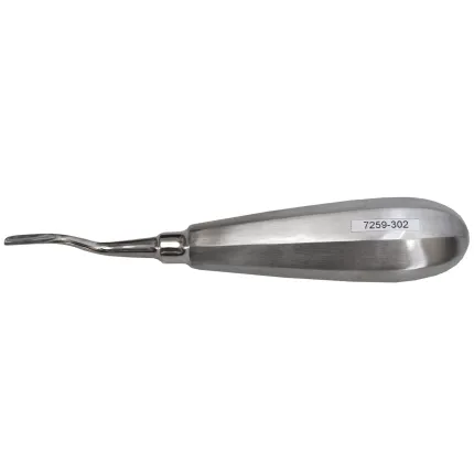 Элеватор зубной штиковидный медиальный № 1, длина 16,5 см, ширина 3,5 мм