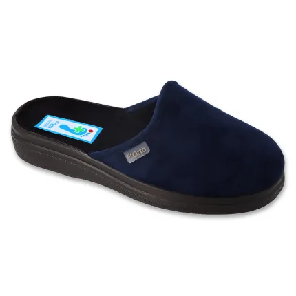 Тапочки женские диабетические для проблемных ног Dr Orto System 132D006 синие, Цвет: Синий, Размер женской обуви: 36