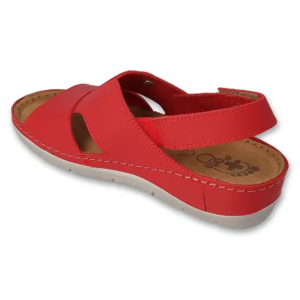 Сандалі жіночі діабетичні DrOrto Casual 158D262 червоні, Колір: Червоний, Розмір жіночого взуття: 37, зображення 3