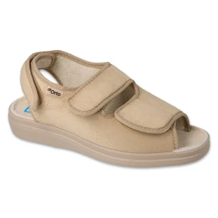 Сандалии женские диабетические для проблемных ног Dr Orto System 676D004 бежевые, Цвет: Бежевый, Размер женской обуви: 36