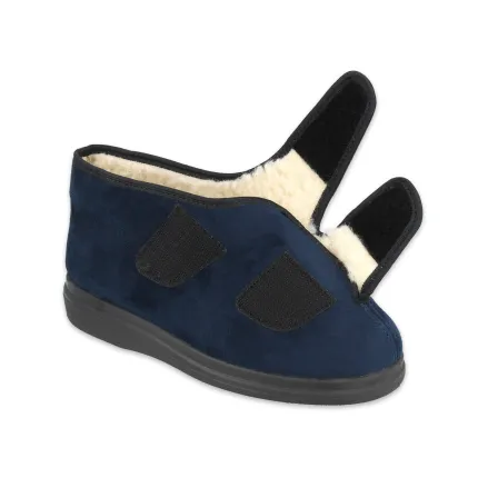 Черевики жіночі з хутром діабетичні для проблемних ніг Dr Orto System 986D010 сині, Колір: Темно Синій, Розмір жіночого взуття: 40, зображення 3