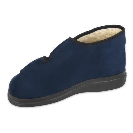 Черевики жіночі з хутром діабетичні для проблемних ніг Dr Orto System 986D010 сині, Колір: Темно Синій, Розмір жіночого взуття: 37, зображення 5