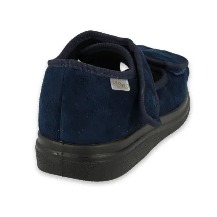 Сандалі чоловічі діабетичні для проблемних ніг DrOrto System 989M004, Колір: Темно Синій, Розмір чоловічого взуття: 46, зображення 3