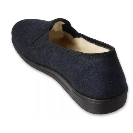 Напівчеревики чоловічі з хутром діабетичні для проблемних ніг DrOrto System 013M319, Розмір чоловічого взуття: 40, зображення 4