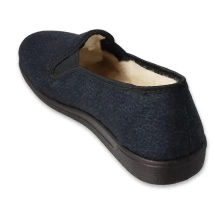 Напівчеревики чоловічі з хутром діабетичні для проблемних ніг DrOrto System 013M319, Розмір чоловічого взуття: 41, зображення 3