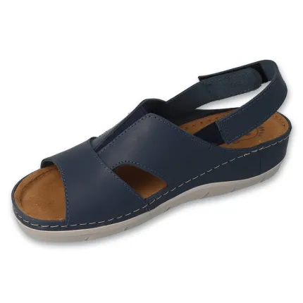 Сандалі жіночі діабетичні DrOrto Casual 158D263 сині, Колір: Синій, Розмір жіночого взуття: 41, зображення 2