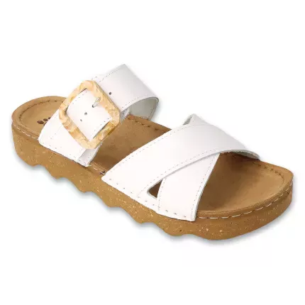 Жіночі медичні шльопанці Dr Orto Med 179D005, Колір взуття: Білий, Розмір жіночого взуття: 42