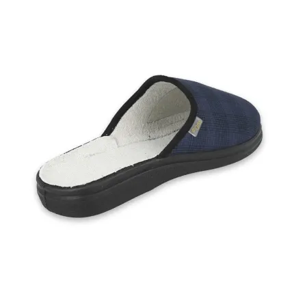 Тапочки чоловічі діабетичні для проблемних ніг Dr Orto System 132M015 сині сітка, Колір: Синій сітка, Розмір чоловічого взуття: 43, зображення 3