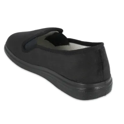 Мокасини чоловічі діабетичні для проблемних ніг Dr Orto System 991M002 чорні, Колір: Чорний, Розмір чоловічого взуття: 44, зображення 2