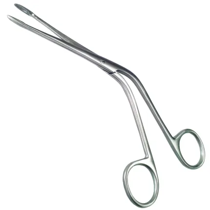 Щипці вушні тампонні із жолобом. Довжина 16 см