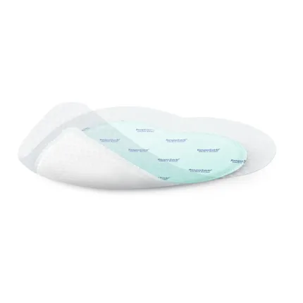 Самоклеюча силіконова пов'язка з суперабсорбуючим полімером RespoSorb® Silicone Border Sacrum 18 х 18см 1 шт, Розмір пов'язки: Sacrum 18 см х 18 см, зображення 3