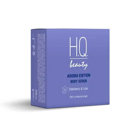 Скраб для тіла бузина та бузок H.Q.Beauty Aroma Edition 200мл, зображення 3