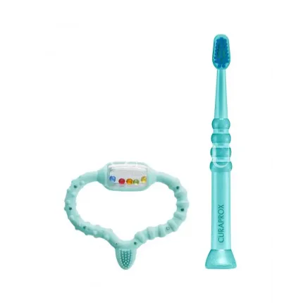 Дитячий набір блакитний Curaprox Baby Set, зображення 2