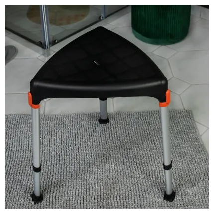 Табурет для ванни та душу трикутний KING-BSTTA-00, зображення 3