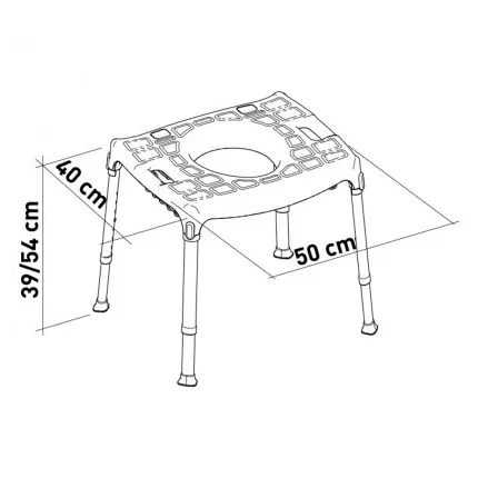 Стілець-туалет 3 в 1 KING-CMD-00, зображення 2