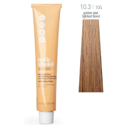 Краска для волос Milk Shake Wonder Hair Color 100 мл, Обьем: 100 мл, Цвет: 10.3/10G Golden Platinum Lightest Blond