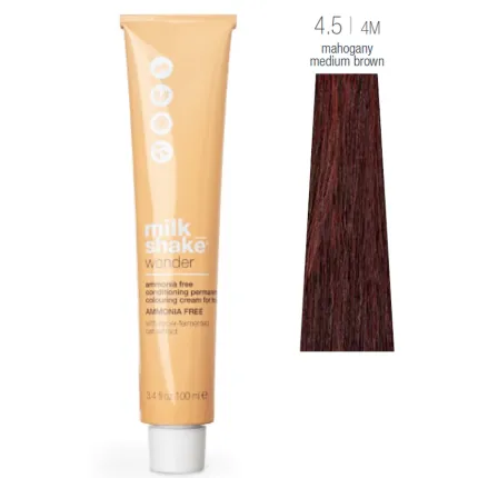Краска для волос Milk Shake Wonder Hair Color 100 мл, Обьем: 100 мл, Цвет: 4.5/4M Mahogany Medium Brown