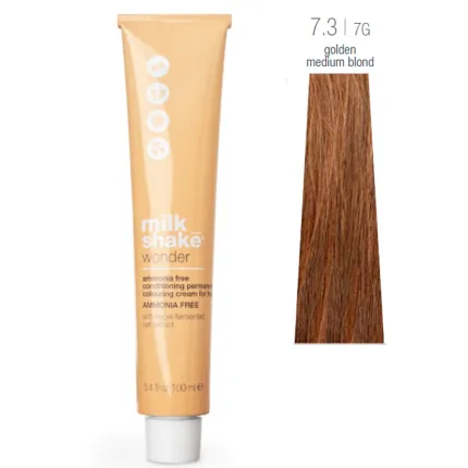 Краска для волос Milk Shake Wonder Hair Color 100 мл, Обьем: 100 мл, Цвет: 7.3/7G Golden Medium Blond