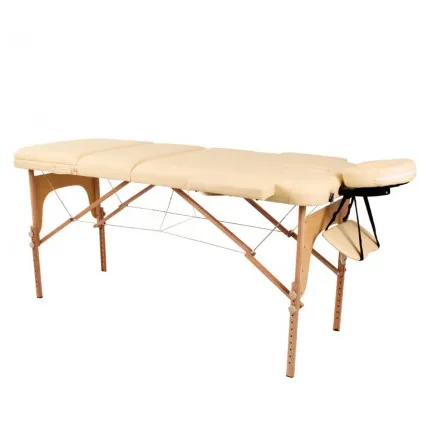 Дерев'яний складаний масажний стіл (3 секції) SMT-WT036, зображення 3