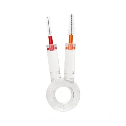 Дорожній набір BE YOU orange/green CS5460ortho (Зубна щітка, зубна паста, 10мл; йоржик CPS 07,14,18), зображення 4