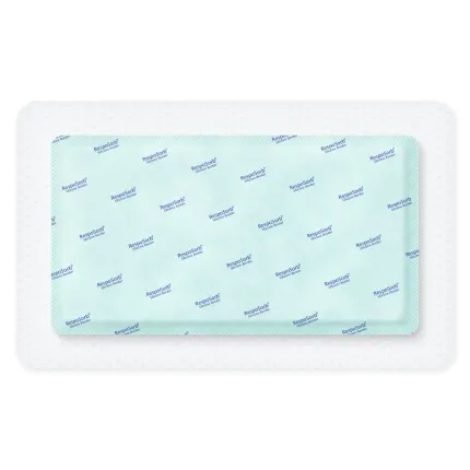 Самоклеюча силіконова пов'язка з суперабсорбуючим полімером RespoSorb® Silicone Border 16 х 26см 1 шт, Розмір пов'язки: 16см х 26см