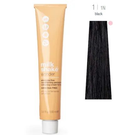 Краска для волос Milk Shake Wonder Hair Color 100 мл, Обьем: 100 мл, Цвет: 1/1N Black