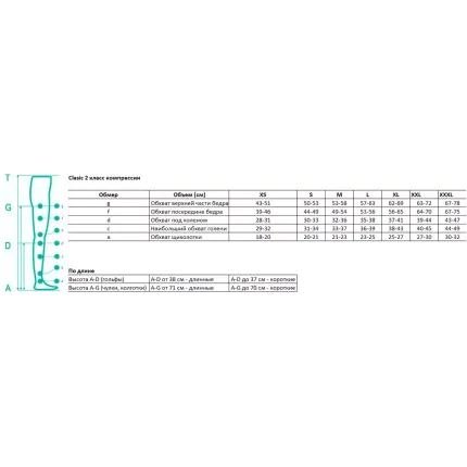 Колготки антиварикозные, компрессионные для беременных 2 класс компрессии 23-32 мм рт.ст. PT 0402, Размер: XXL, Цвет компрессионного изделия: Черный, Длина: Короткие, Носок: Закрытый, изображение 4