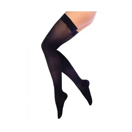 Панчохи антиварикозні, компресійні 1 класу компресії Pani Teresa PT  0406, Розмір: S, Колір компресійного виробу: Чорний, Довжина: Короткі, Носок: Закритий