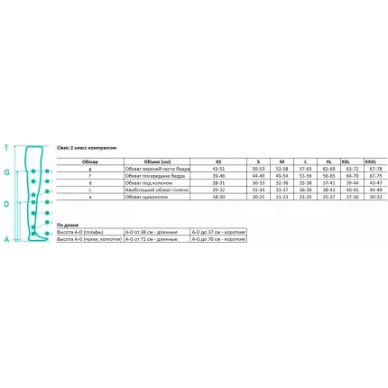 Колготки компресійні для вагітних 2 клас компресії Pani Teres PT-0402, Розмір: XL, Колір компресійного виробу: Бежевий, Довжина: Короткі, Носок: Закритий, зображення 4