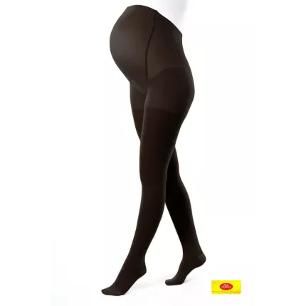 Колготки антиварикозные, компрессионные для беременных 2 класс компрессии 23-32 мм рт.ст. PT 0402, Размер: XS, Цвет компрессионного изделия: Черный, Длина: Длинные, Носок: Закрытый