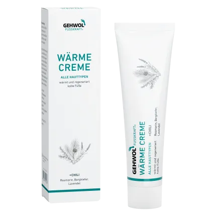 Червоний бальзам для сухої шкіри ніг Gehwol Fusskraft Warming Cream 125 мл, Об'єм: 125 мл