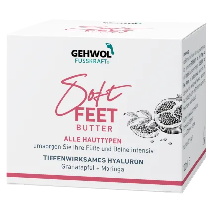 Крем-баттер для ніг Gehwol Fusskraft Soft Feet Butter Гранат та моринг 100 мл, Об'єм: 100 мл, зображення 2