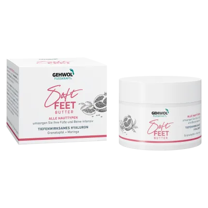 Крем-баттер для ніг Gehwol Fusskraft Soft Feet Butter Гранат та моринг 100 мл, Об'єм: 100 мл