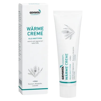 Красный бальзам для сухой кожи ног Gehwol Warming Cream 75 мл, Обьем: 75 мл