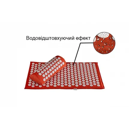 Аппликатор Кузнецова набор коврик + валик серия Eko-Lux 40х70 см 020-57 Оранжевый, Цвет: Оранжевый, Шаг иглы (мм): 5,0, изображение 4