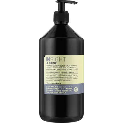 Шампунь для підсилення холодних відтінків Insight Blonde Cold Reflections Shampoo 900 мл, Об'єм: 900 мл