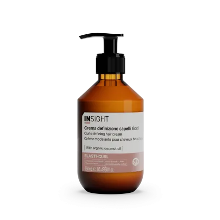 Крем для подчеркивания вьющихся волос Insight Elasti-Curl Curls Defining Hair Cream, стеклянная бутылка, 250 мл