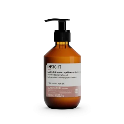 Молочко для расчесывания вьющихся волос Insight Elasti-Curl Textured Leave-In Detangling Hair Milk, стеклянная бутылка, 250 мл