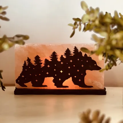 Соляна лампа “Ведмідь” 2 кг (20*10*5см), зображення 4
