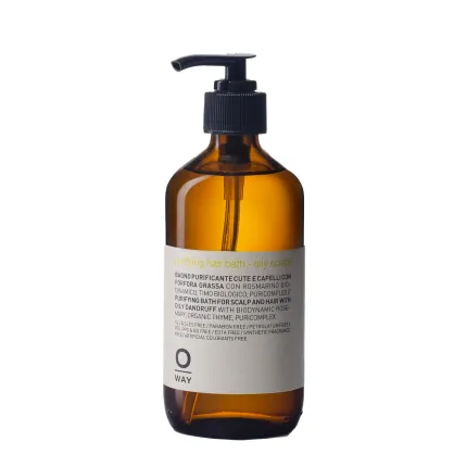 Шампунь від лупи для жирної шкіри голови Oway Purifying Hair Bath Oily Scalps 240 мл, Об'єм: 240 мл