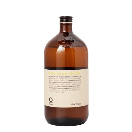 Шампунь від лупи для жирної шкіри голови Oway Purifying Hair Bath Oily Scalps 950 мл, Об'єм: 950 мл