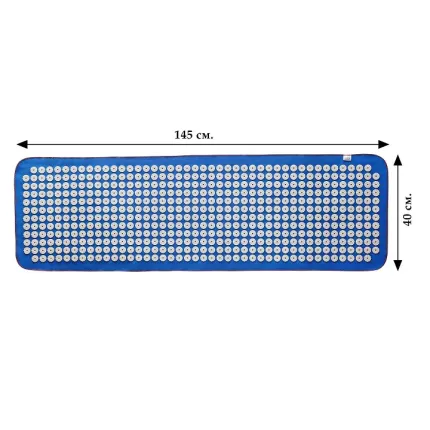 Аплікатор Кузнєцова килимок серія Eko-Max 40х145 см 10-520 Синій, зображення 3