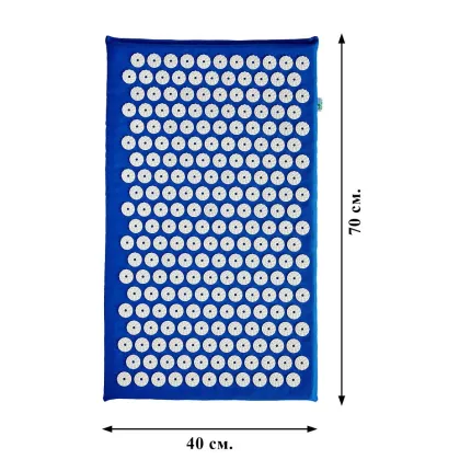 Аппликатор Кузнецова Набор Коврик+Валик+Чехол серия Eko-Max 40х70 см 10-2057 Синий, Цвет: Синий, Шаг иглы (мм): 5,0, изображение 7