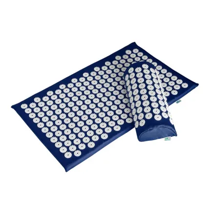 Аплікатор Кузнєцова Набір Килимок+Валик+Чохол серія Eko-Max 40х70 см 10-2057 Темно Синій, Колір: Темно Синій, Крок голки (мм): 5,0