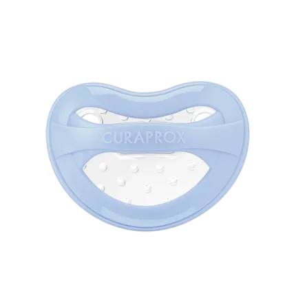 Пустушка Curaprox Babysoother blue / 1 Блакитного кольору, (7-18 місяців) 1 шт, Вік дитини: 7-18 місяців, Колір: Блакитний, зображення 3