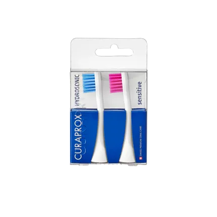 Насадки Sensitive для звукової щітки Curaprox Hydrosonic Ortho (2шт) blue/pink, Колір: blue/pink