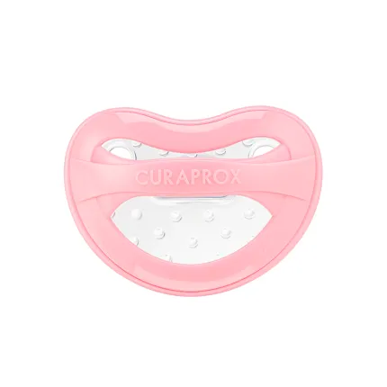 Пустушка Curaprox Babysoother pink / 1 Рожевого кольору, (7-18 місяців) 1 шт, Вік дитини: 7-18 місяців, Колір: Рожевий, зображення 2