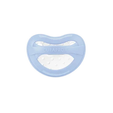 Пустушка Curaprox Babysoother blue / 0 Блакитного кольору, (0-7 місяців) 1 шт, Вік дитини: 0-7 місяців, Колір: Блакитний, зображення 2