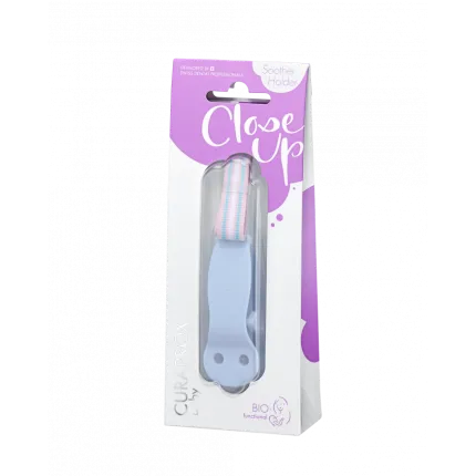 Тримач для соски Curaprox Babyholder blue, блакитного кольору, Колір: Блакитний